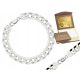  Herren-Rüstungsarmband aus Silber, 9,30 mm, Diamant 925, kostenlose Gravur