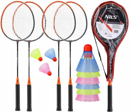 2× Nils NRZ005 STEEL Schlägerset + Nils NBL6103 Dartset