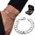  Herren-Armband aus Silber, Silber, Armband pr. 925 5mm/21cm Panzerka