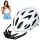  NILS EXTREME Fahrradschutzhelm GRÖSSE L (55-61 cm) WEISS SOLID + CGROT Sports Guide