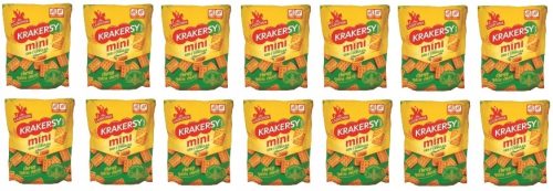 14x 100g Lajkonik Mini Cracker mit Käse und Zwiebelgeschmack im Karton
