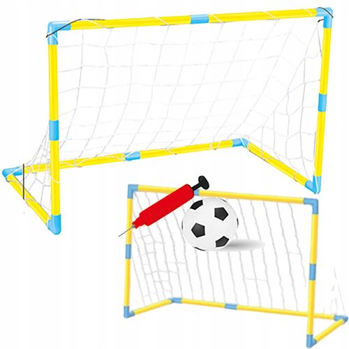 FUSSBALLTOR FÜR KINDER, FUSSBALL-SET, ERWEITERBARE BALLPUMPE