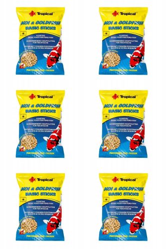  Tropical Koi & Goldfish Basic Sticks Fischfutter 90 g