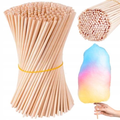  Zuckerwattegerät Miracles on a Stick Zuckerwattestäbchen Bambus rund 38 cm beige/braun 1 W