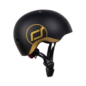  SCOOTANDRIDE SM Helm für Kinder 3+ GOLD