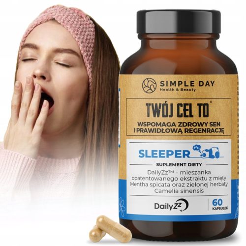 SLEEPER SEN REGENERACJA - Unterstützt erholsamen Schlaf und schnelles Einschlafen mit Melatonin und Tryptophan
