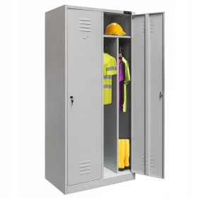   Mega-M Arbeitsschutz-Kleiderschrank, zweitürig, 180 cm x 80 cm