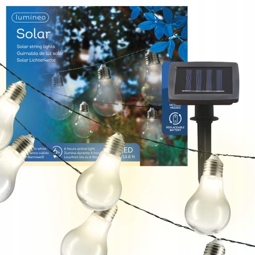 Lumineo Girlande 450 cm Solar