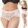  Plus-Size-Laserhöschen: Schlankmachend und glättend. BESTICKTER EINSATZ