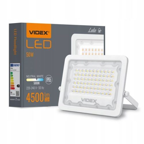  Weißer LED-Fluter 50W 5000K 4500lm Linse