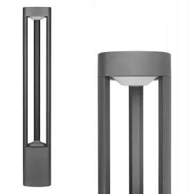  Rechteckiger Lichtmast LVT GX53 80 cm schwarz