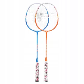 WISH Alumtec 55k Schläger mit Federball-Set