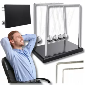  PENDELKUGELN NEWTON KUGELN FÜR SCHREIBTISCH BALLSHOCK19CM