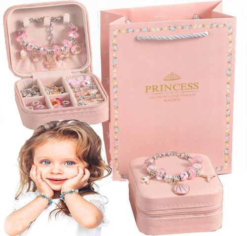  KIT ZUR HERSTELLUNG VON ARMBÄNDERN UND HALSKETTEN GESCHENK + Lollipop Caramel 6 g Fruity