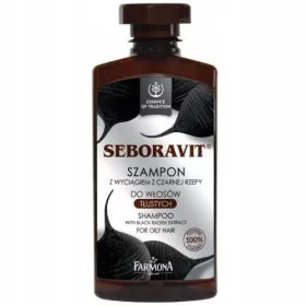    Farmona Seboravit Shampoo mit schwarzem Rübenextrakt für fettiges Haar 330 ml
