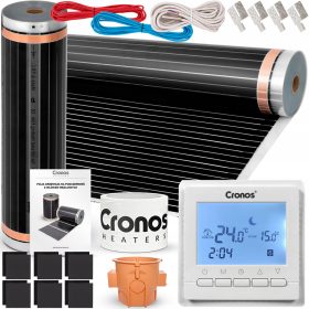    CRONOS INFRAROT-HEIZFOLIEN-IR-MATTE MIT THERMOSTAT 140 W/m2 1 m2
