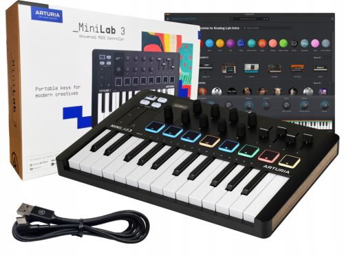  Arturia MiniLab 3 Controller schwarz