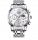  Elegante Herrenuhr, silbernes Armband, Business-Chronograph + gratis