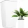  Deco4Home Blumentopf 31,5 cm x 31,5 x 61 cm Kunststoff weiß