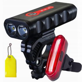   EX3MLY Fahrradbeleuchtung RÜCKLICHT LICHTMODI GROSSER PRO-BATTERIE 1800 lm USB