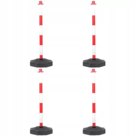 Straßenkegel, Parkplatzmarkierungspfosten, 4 Stk