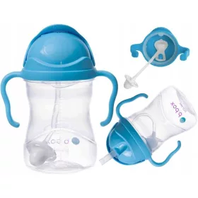  B.Box BB00501 Flasche mit Strohhalm, 240 ml, Blaubeere