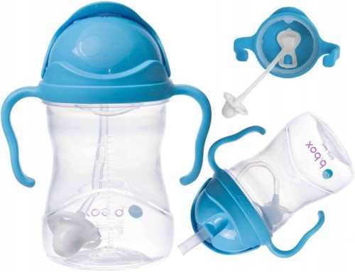  B.Box BB00501 Flasche mit Strohhalm, 240 ml, Blaubeere