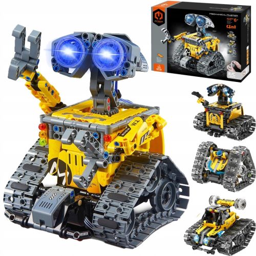  PROGRAMMIERBARER ROBOTER GROSSBAUSATZ APP UND FERNBEDIENUNG 4IN1