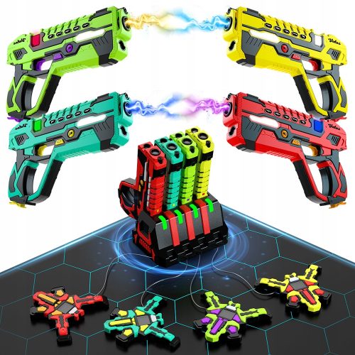  LASERPISTOLE FÜR KINDER LASER-TAG-SET × 4