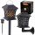  Solarlampe Ikonka 25 cm schwarz