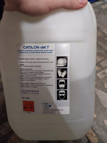 Catilon det7 10L – Maschinengeschirrspülen, hartes und mittelhartes Wasser