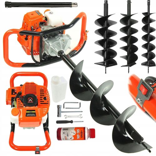 BENZIN-Schnecke 1-OS /100,150,200 mm/ + Öl für die Axenol SIL-OIL 2T-Mischung 100 ml