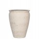  Töpfertöpfe 53 cm x 53 x 68 cm Stein Fiberglas weiß