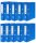  Blauer Ordner mit A4-Schiene – 75 mm