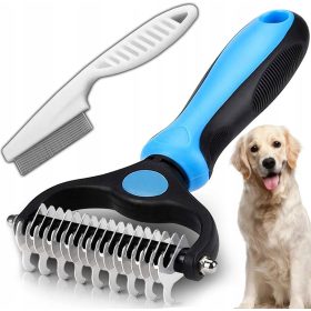    Kamm für langes Haar, kurzes Haar, Drahthaar, wolliges Haar. Reverse