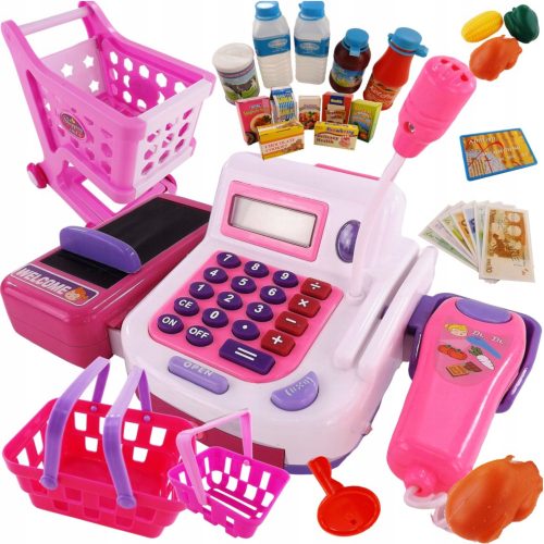  Großes Set Shop Registrierkasse Warenkorb Rechner 23F