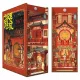  Faltbares 3D-Modell Book Nook aus Holz – Pagode der drei Königreiche