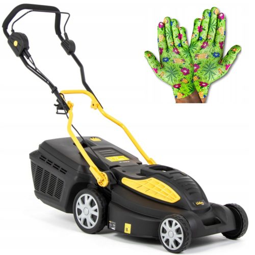  Lieblings-Elektro-Rasenmäher 1800 W 50 l + Hoegert Technik Selz Handschuhe Größe 8-S 1 Paar