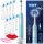  Oral-B Pro Series 1 rotierende elektrische Zahnbürste mit blauen Spitzen