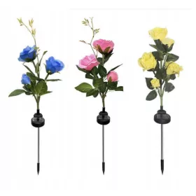  Solarrosen Solarlampe, 65 cm, 3 Stk.