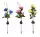  Solarrosen Solarlampe, 65 cm, 3 Stk.