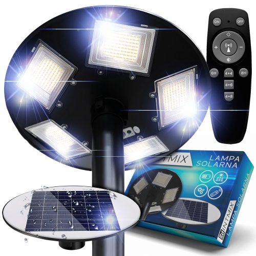  Intmix Straßenlaterne 1500 W 2600 lm solarbetrieben
