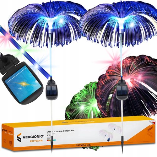  Vergionic Einbau-Solarlampe, weiß 80 cm, 2 Stk.
