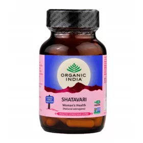   Organic India Shatavari 60 Kapseln für die weibliche Gesundheit und Hormonbalance