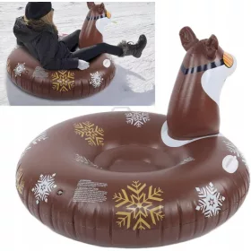    Schneeschlitten, aufblasbarer Schneeschlauch, Skischlauch mit Motiv