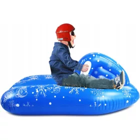    Schneespielzeug Winter aufblasbarer Skiring aufblasbarer Schlitten mit