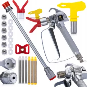   LACKIERPISTOLE-SET ZUM LACKIEREN, GENERATORDÜSENLANZENFILTER