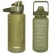 COOLPACK GROSSE WASSERFLASCHE MIT GRIFF 2L GRÜN MOTIVIERENDE MESSUNG