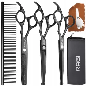    Hundehaarschneideschere PROFESSIONAL Haarschneideset 3 Typen Nr