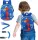  Geschirre KINDERRUCKSACK-LEINENGESCHIRR Blautöne + Klappe Karton 30 cm x 23 cm x 10 cm 320 g/m² 20 Stk.